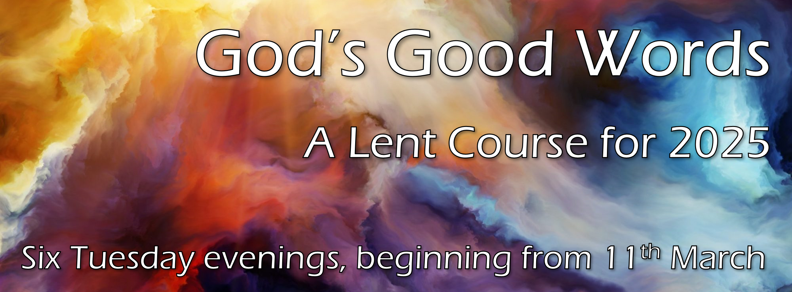 God's Good Words Banner